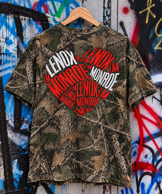 Lenox Monroe Signature Heart Camo T-Shirt