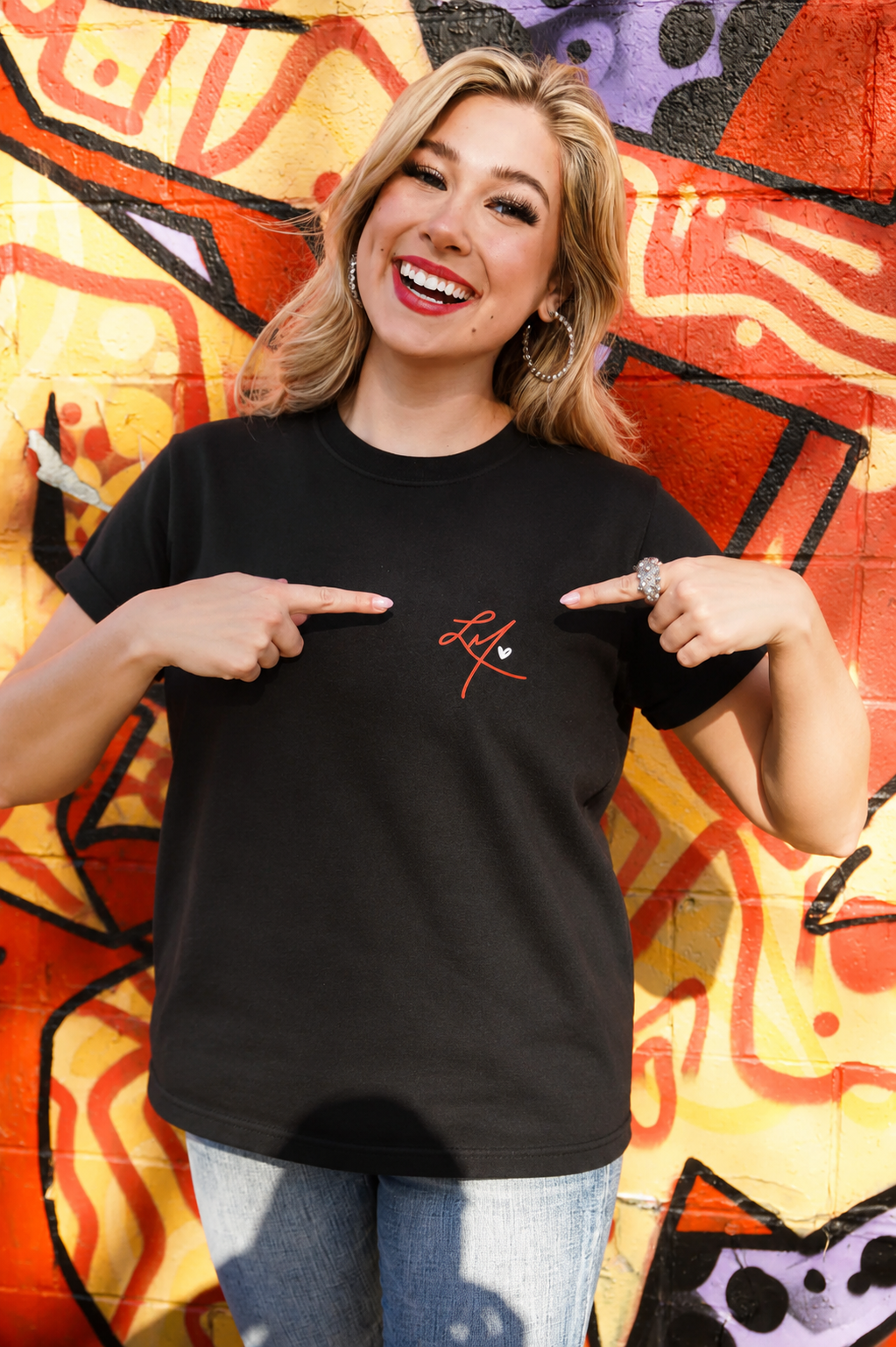 Lenox Monroe Signature Heart T-Shirt | Expected to start shipping June 22