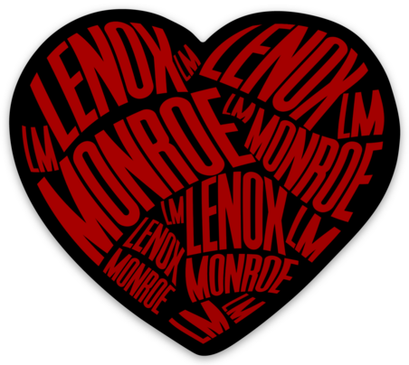 "Lenox Monroe Heart" Vinyl Sticker | Expected to start shipping June 22