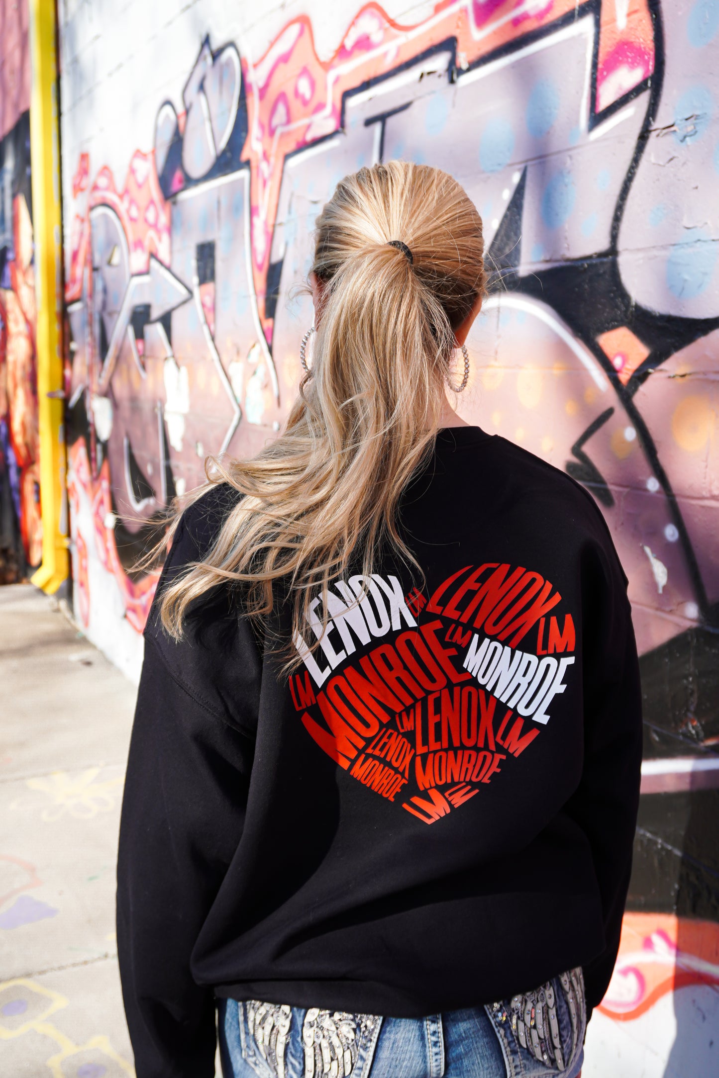 Lenox Monroe Signature Heart Sweatshirt | Expected to start shipping June 22