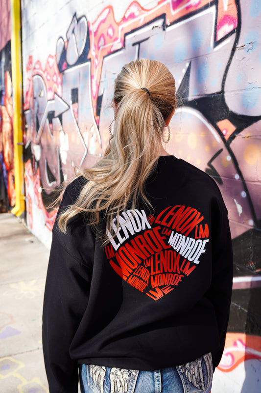Lenox Monroe Signature Heart Sweatshirt | Expected to start shipping June 22