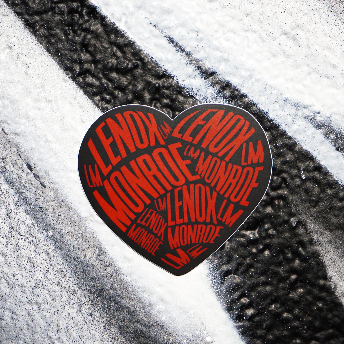 "Lenox Monroe Heart" Vinyl Sticker | Expected to start shipping June 22